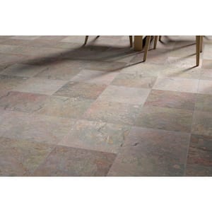 Multirajah 11.89 in. x 11.89 in. Slate Floor and Wall Tile (1.0 sq. ft.)