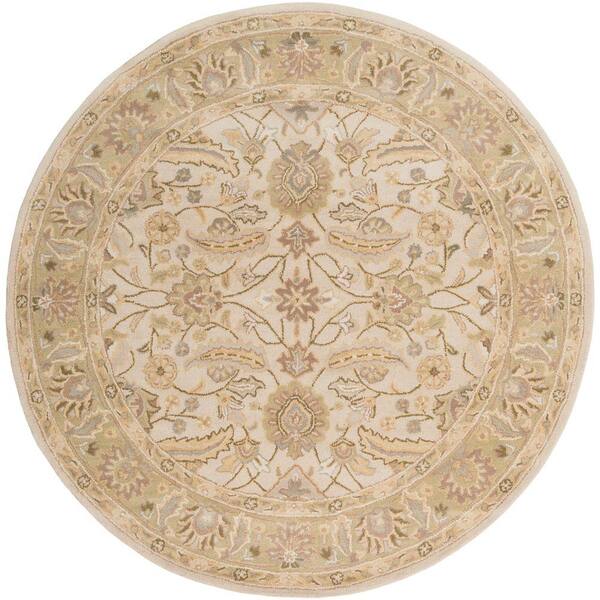 Artistic Weavers Charles Beige 10 ft. x 10 ft. Round Indoor Area Rug
