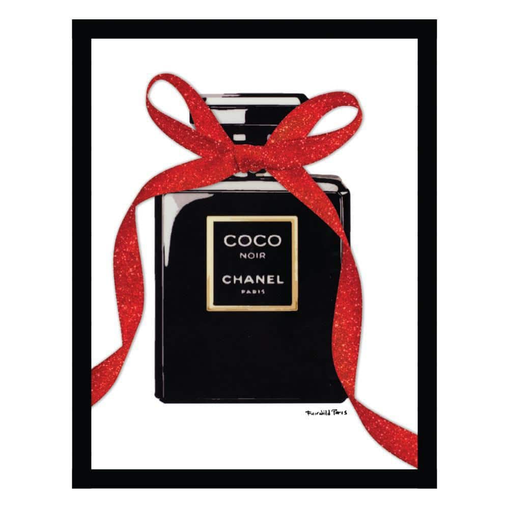 Designer Fashion Glam Perfume Bottle by Fairchild Paris Framed Graphic Print Abstract Poster Art Print 18 in. x 14 in. price history on PriceWatchPro