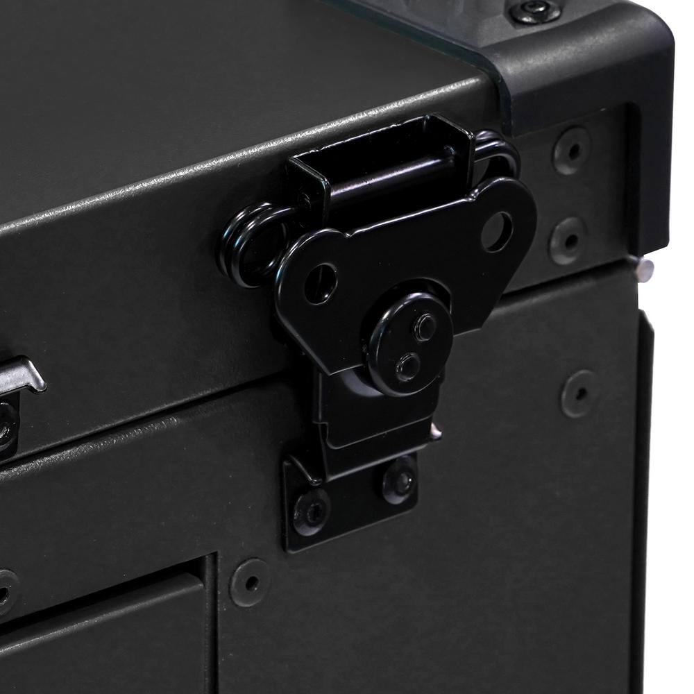 X-Large Black Aluminum Collapsible Dog Crate