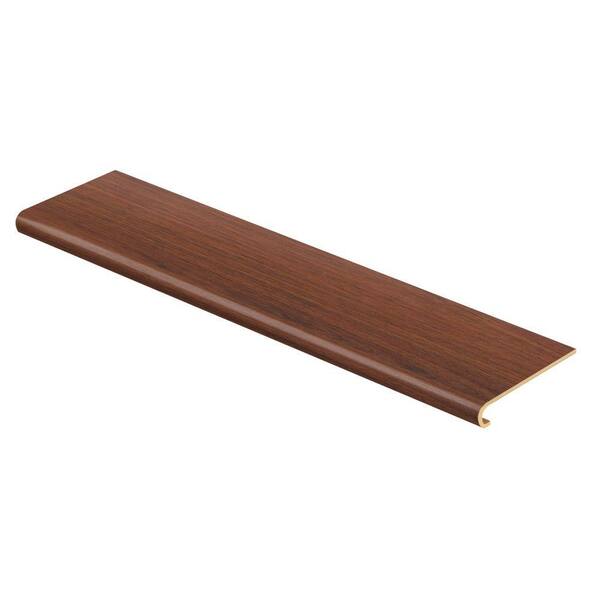 Cap A Tread Brazilian Jatoba 47 in. Long x 12-1/8 in. Deep x 1-11/16 in. Height Laminate to Cover Stairs 1 in. Thick