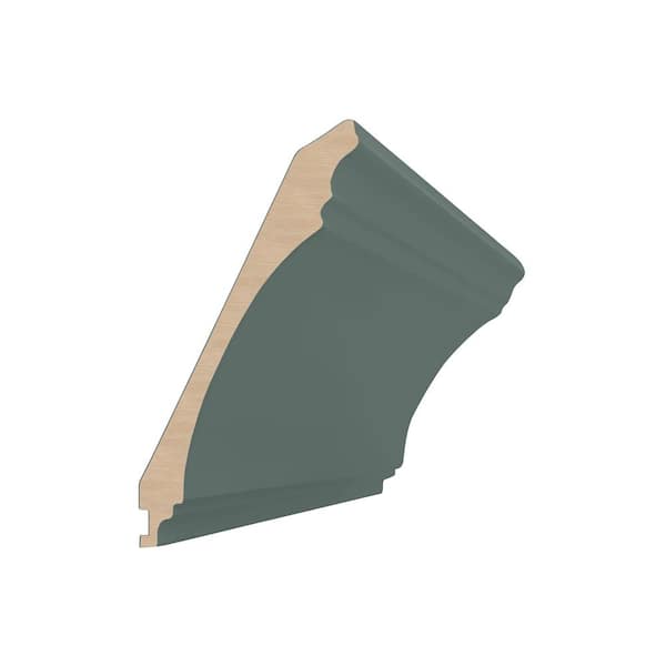 Washington Franklin Hargrove 4 in. W x 4 in. D x 96 in. H in Verdant Green Crown Molding