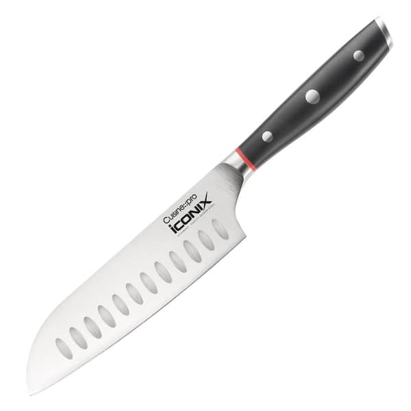 Cuisine::pro ICONIX 7 in. Steel Full Tang Santoku Knife