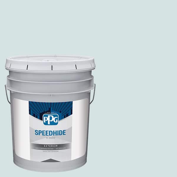SPEEDHIDE 5 gal. PPG1148-1 Meadowsweet Mist Flat Exterior Paint