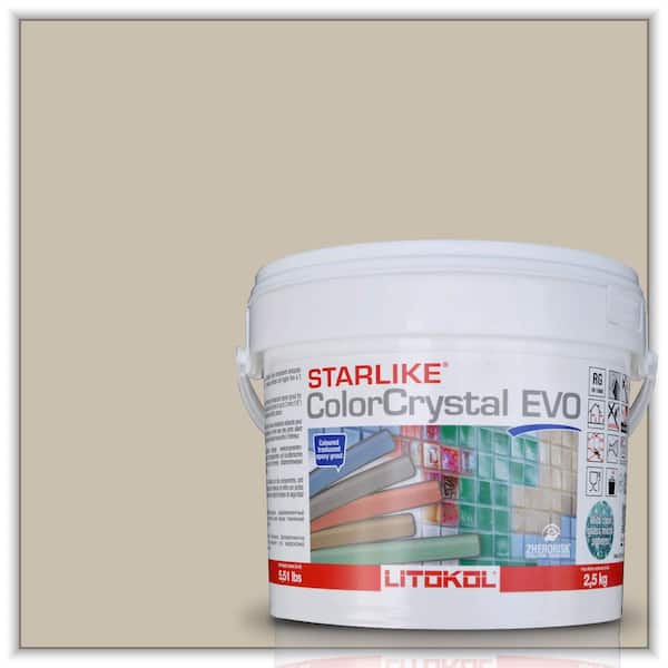 The Tile Doctor Starlike EVO Epoxy Grout 800 Grigio Oslo 2.5 kg - 5.5 lbs.