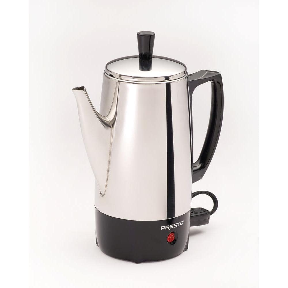 NATIONAL PRESTO 2 4 6 Cup Percolator Coffee Pot Maker 0282202