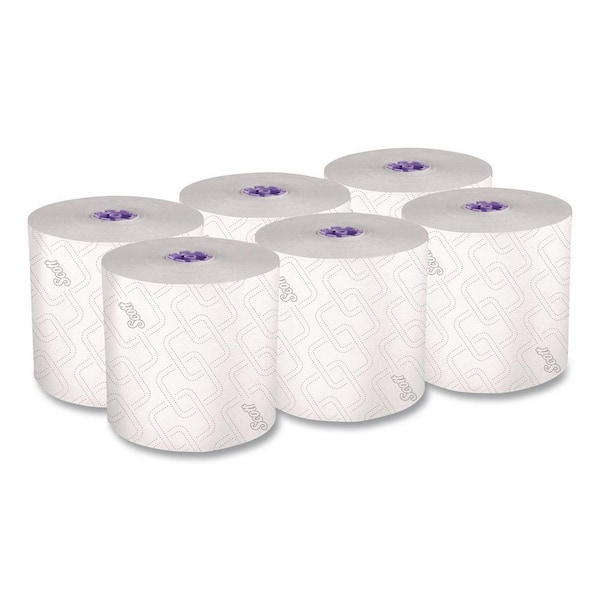 Essential High Capacity Hard Roll Towels 1.75 Core White 8 x 950f (6 Rolls per Carton)