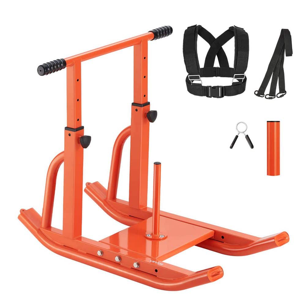 Weight Sled, Steel Power Sled, Fitness Training Sleds for Athletic Exercise Speed Improvement, Workout Equipment Orange price history on PriceWatchPro