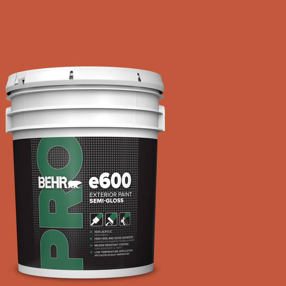 5 gal. #BIC-31 Fire Coral Semi-Gloss Exterior Paint product image for price tracking