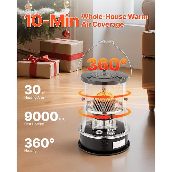 SVOPES 9000 BTU Portable Kerosene Heater and Stove, 2-in-1 Indoor