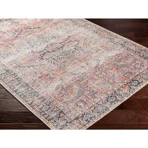Giada Rust 3 ft. x 7 ft. Traditional Indoor Runner Machine-Washable Area Rug