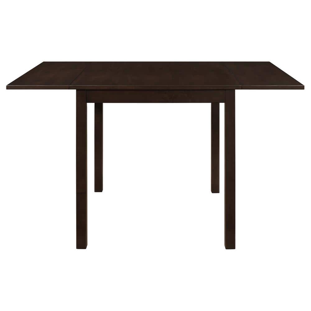 Cappuccino Rectangular Extendable Wood Dining Table