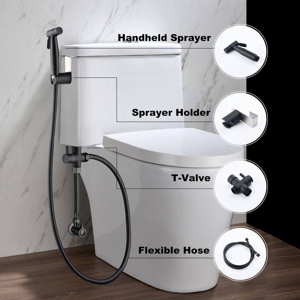 Stainless Steel Handheld Bidet Sprayer Kit with Hose