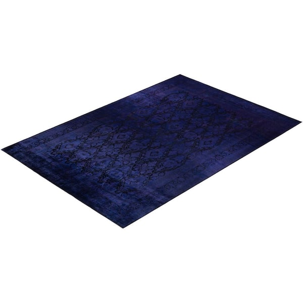 Fine Vibrance Purple 17 ft. 7 in. x 11 ft. 10 in. Handmade Area Rug
