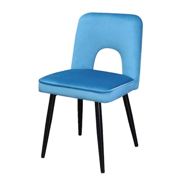 4d Concepts Nancy Teal Blue Velvet, Aqua Blue Velvet Dining Chairs