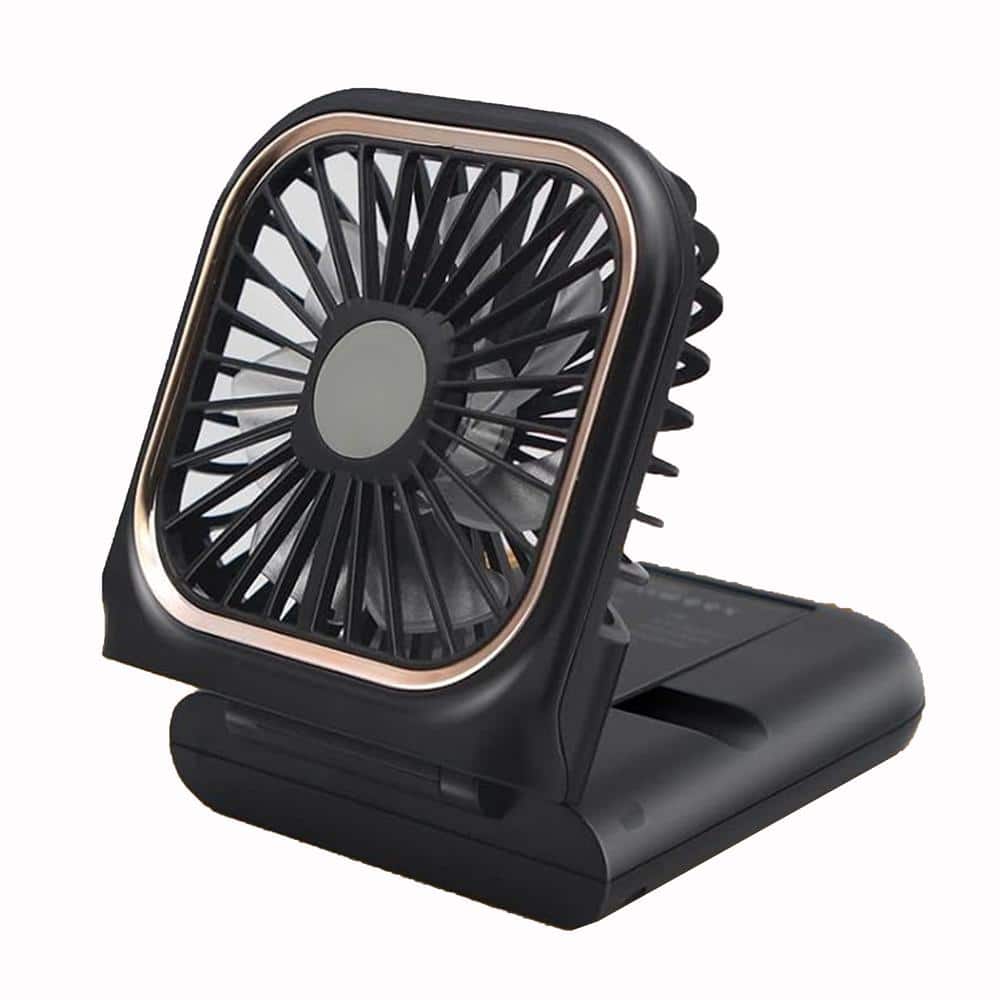 4000mAh Portable Power Bank Fan with Neck Strap - Ultra Quiet, 3 Speeds, Fo
