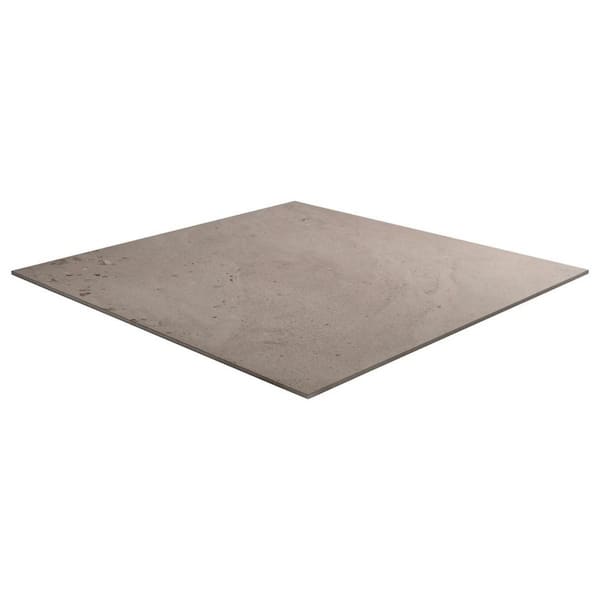 Sarto Petite Taupe Gray 8 in. x 0.35 in. Terrazzo Look Matte Porcelain Floor and Wall Tile Sample