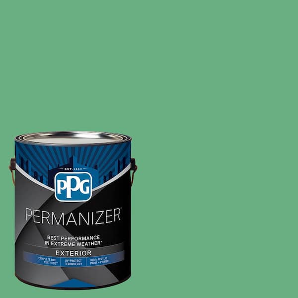 1 gal. PPG1226-5 Garden Mint Semi-Gloss Exterior Paint