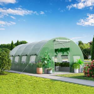 20 ft. x 10 ft. x 6.6 ft. Greenhouse with Windows and Doors for Outdoor