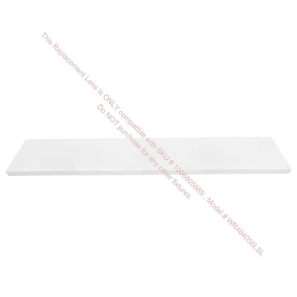4 ft. LED 2-Light Square Lens Replacement Lens