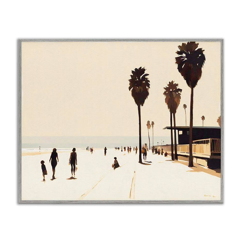 Towards The Sea Scene by Noah Bay Gray Framed Nature Giclee Art Print 11 in. x 14 in. price history on PriceWatchPro
