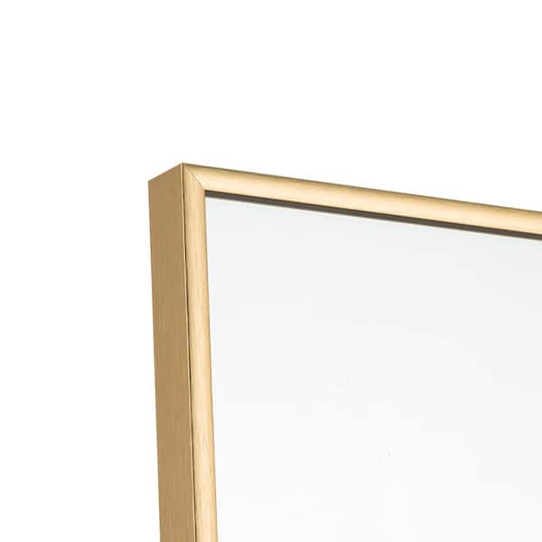 Leaning Floor Mirror Bowen Gold, Large Leaning Floor Mirror Gold