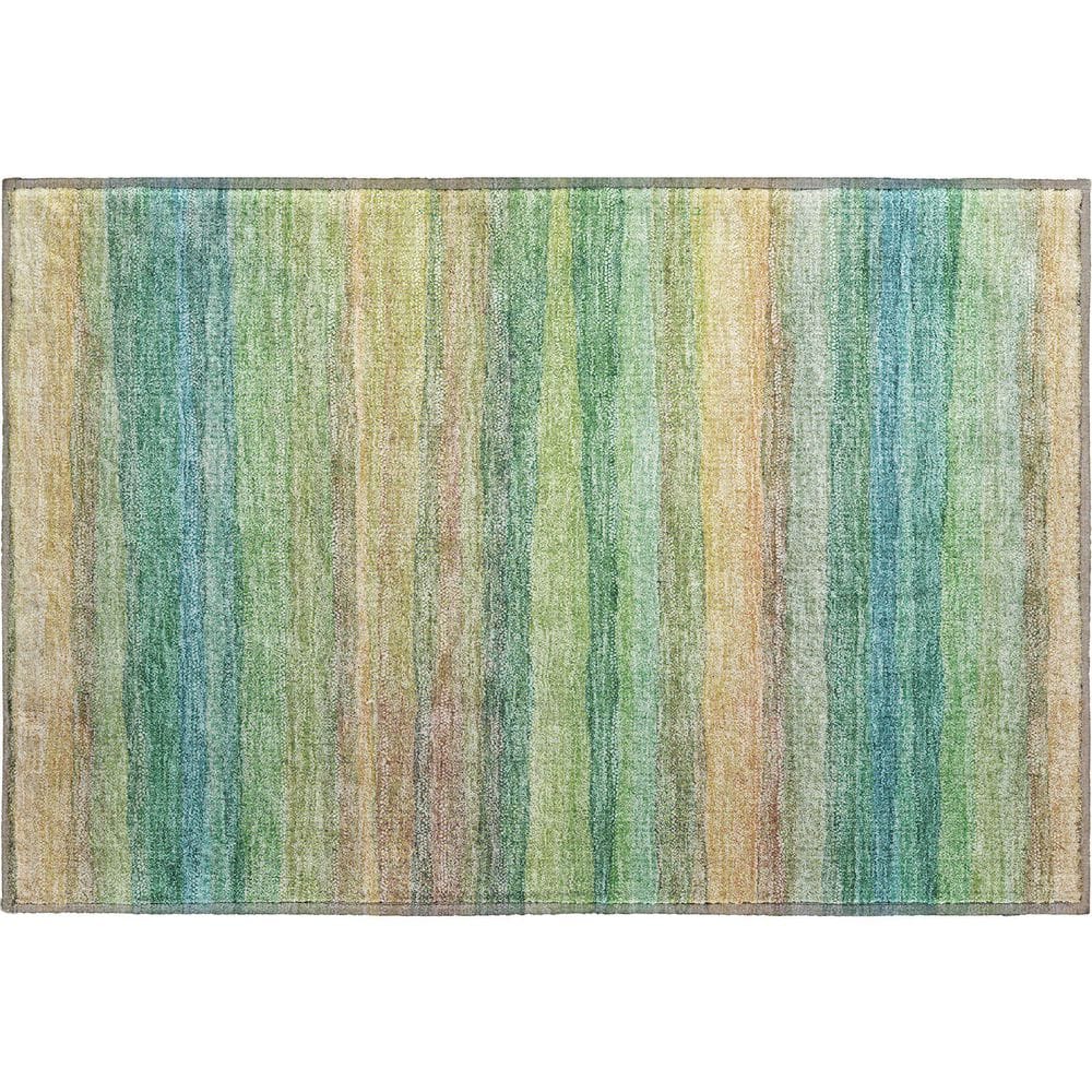 Mayfield Premium Machine Washable Abstract AMF2093 Aloe 2 ft. x 3 ft. Accent Rug price history on PriceWatchPro