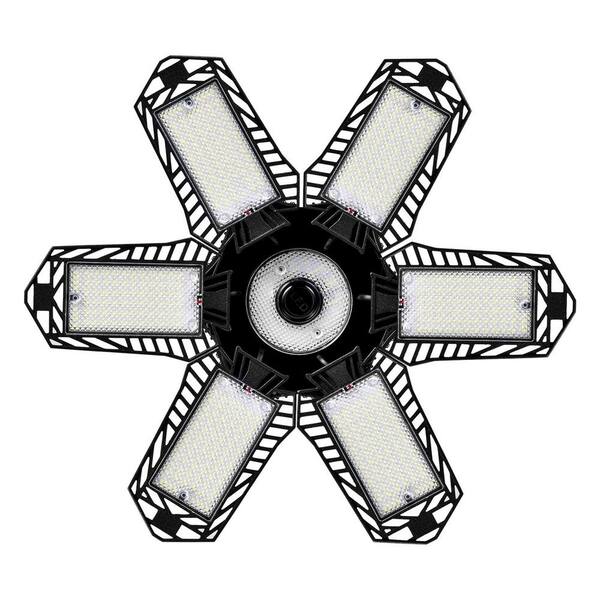 Nersunda 185Watt Deformable LED Garage Light with 6 Pannels (1Pack) MH01541PC The Home Depot