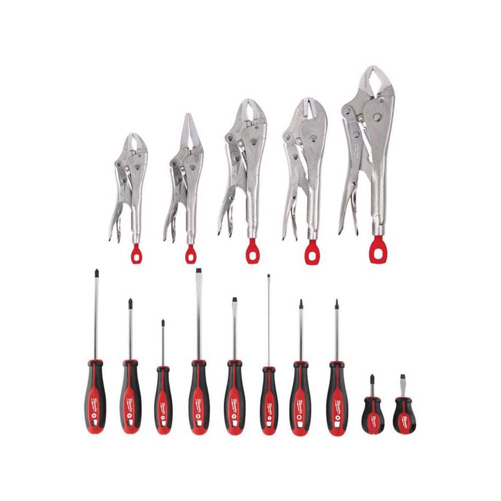 Torque Lock Locking Pliers Kit with Combination Screwdriver Set (15-Piece) price history on PriceWatchPro