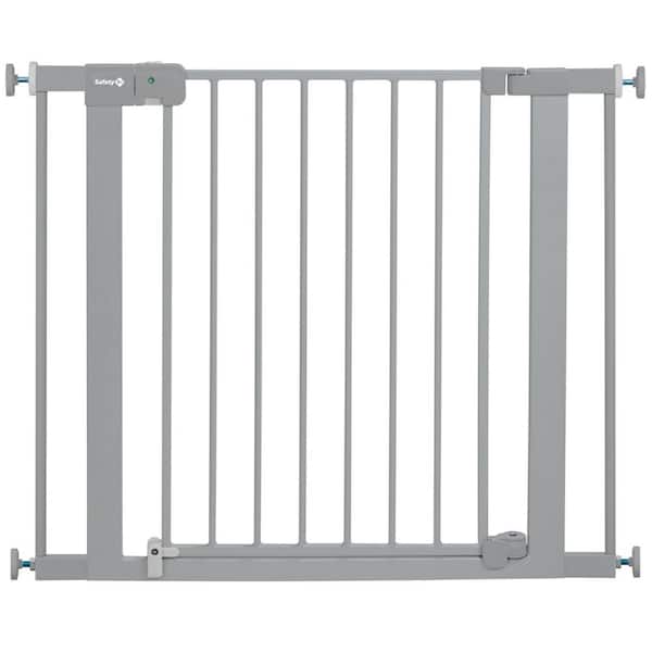 Safety 1st Easy Install Auto Close 28 in. H Child Safety Gate in Grey