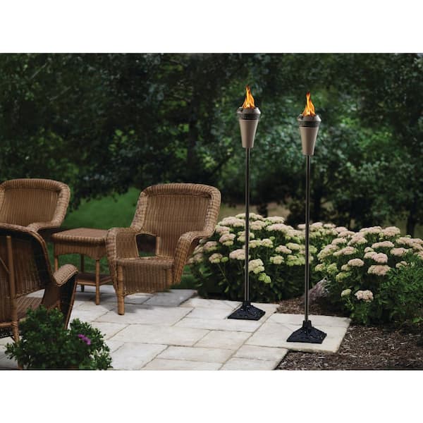 Torch Stand Accessory Cast Iron Black