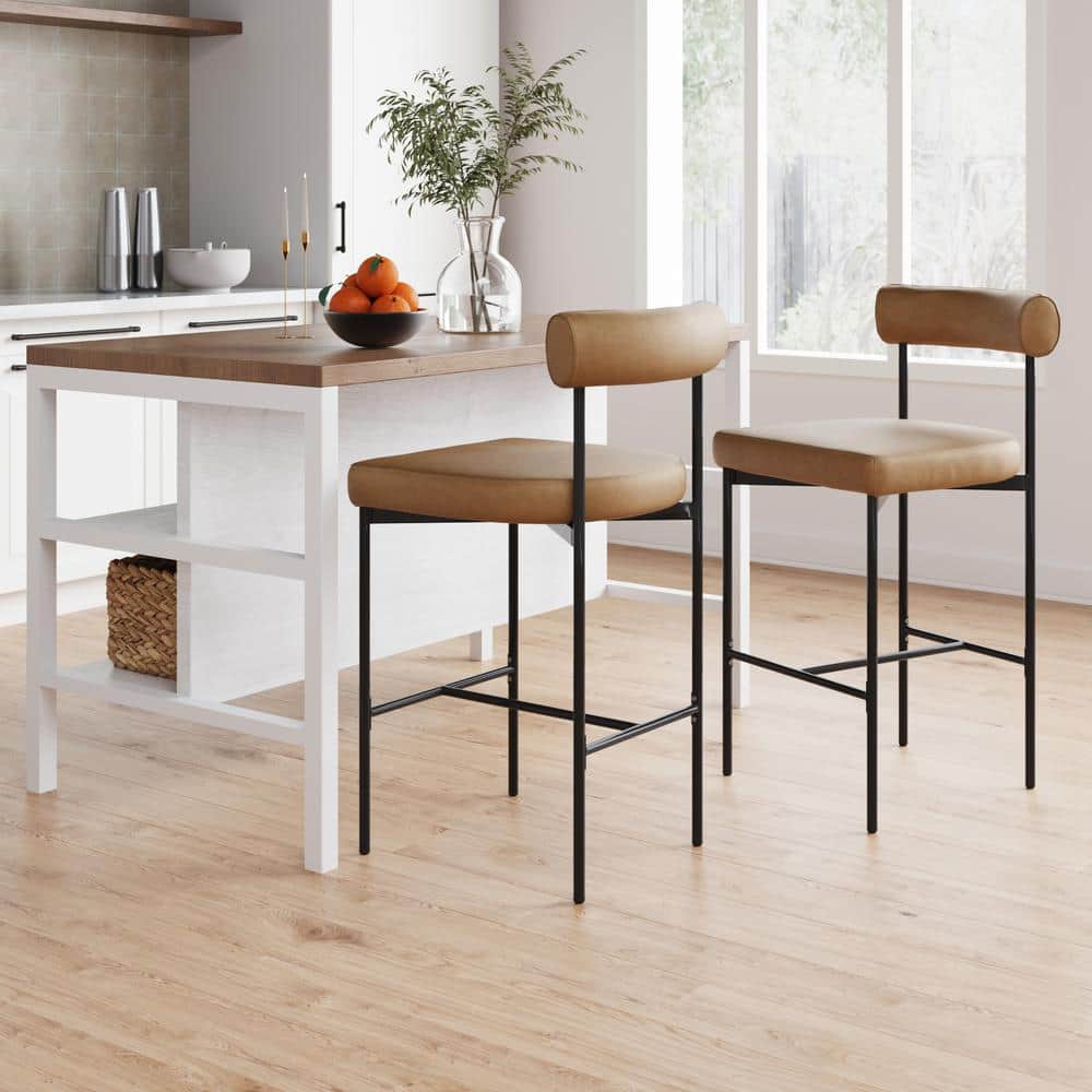 Dahlia Mid-Century Counter Bar Stool Set of 2 - rated 4.8571 stars from 49 reviews