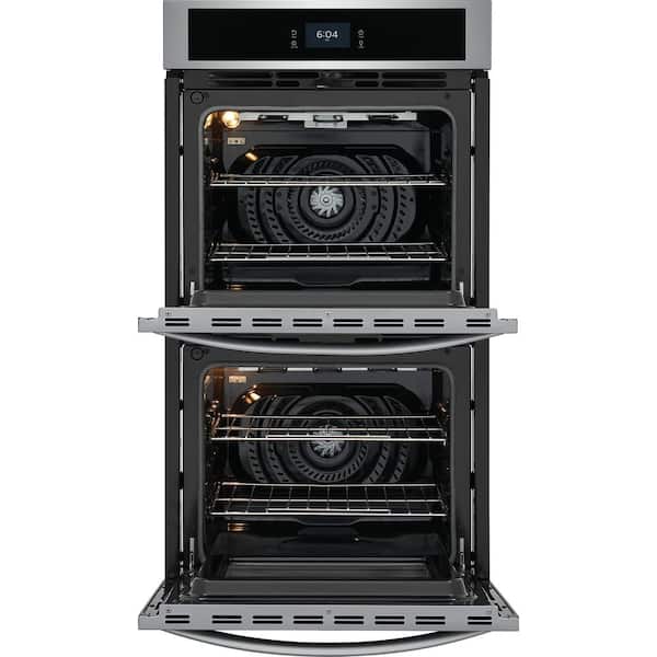 27 in. Double Electric Built-In Wall Oven with Convection in Stainless Steel