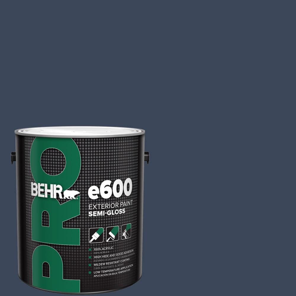 1 gal. #590F-7 Peaceful Night Semi-Gloss Exterior Paint price history on PriceWatchPro