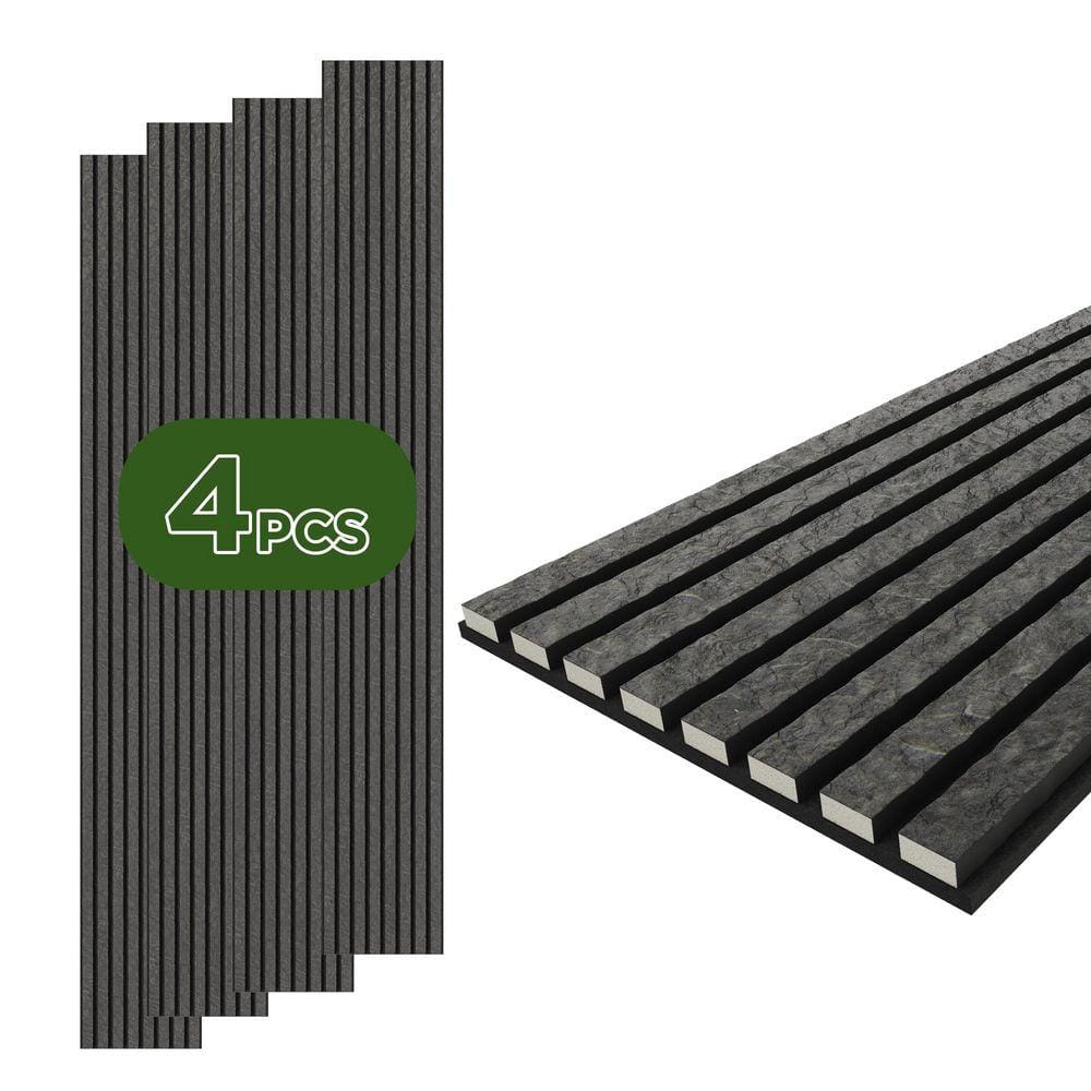 SOCBAZZAR 0.87 in. x 1.05 ft. x 8.83 ft. Gray Finished Polystyrene