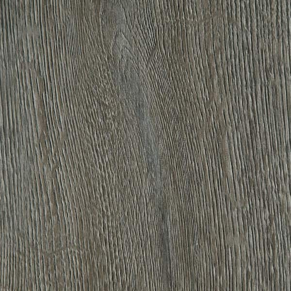 DuraDecor Take Home Sample- Liz Marie's Seaside Stone Grey 20-MIL x 7 in. x 8 in. Glue Down Waterproof Luxury Vinyl Plank Flooring