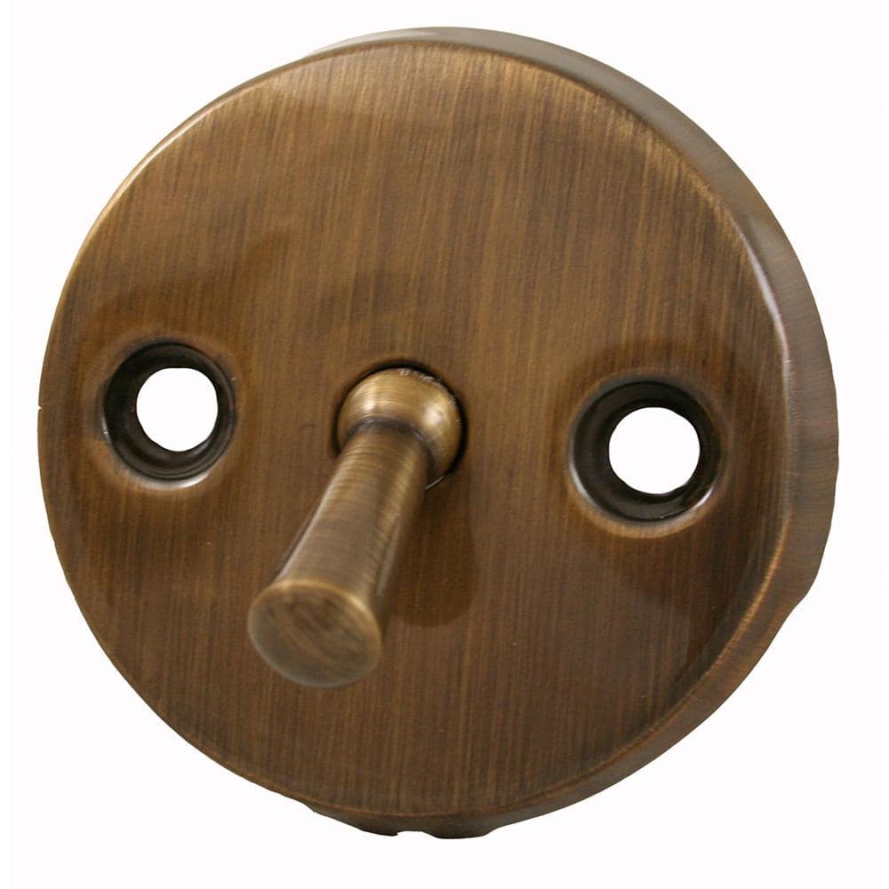 JONES STEPHENS 2Hole Bathtub Waste and Overflow Faceplate with Trip