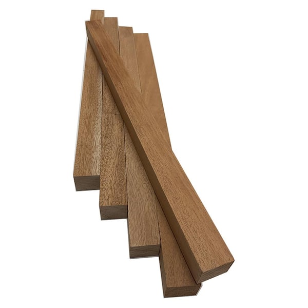 2 in. x 2 in. x 4 ft. African Mahogany S4S Board (5-Pack)