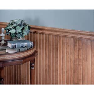 0.67 sq. ft. Basswood Tongue and Groove Wainscot Paneling