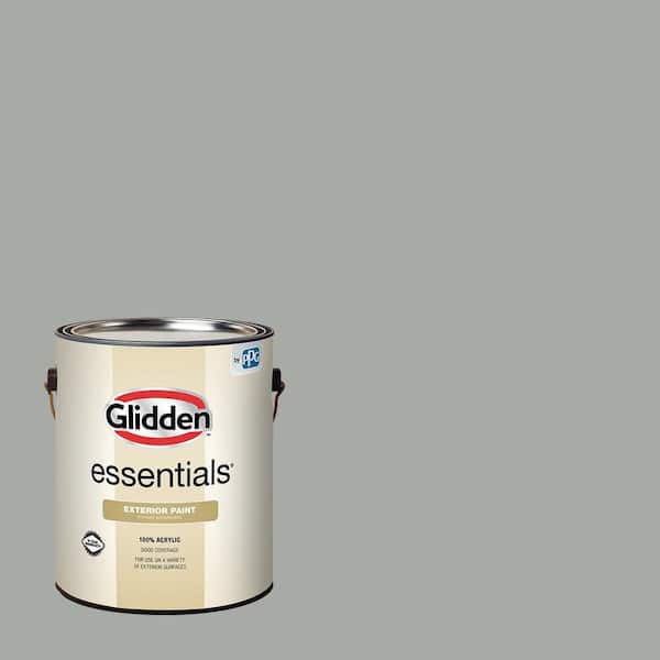 Glidden Essentials 1 gal. PPG0994-4 Hippopotamus Semi-Gloss Exterior Paint