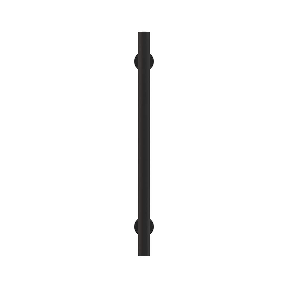 Matte Black 6-5/16 inch Center-to-Center Cylindrical Bar Cabinet Pull
