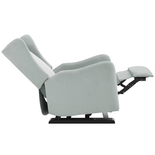 Baby Relax Rylee Tall Wingback Glider Rocker Recliner Chair, Gray Linen,  35.25 x 27.00 x 42.00 - King Soopers