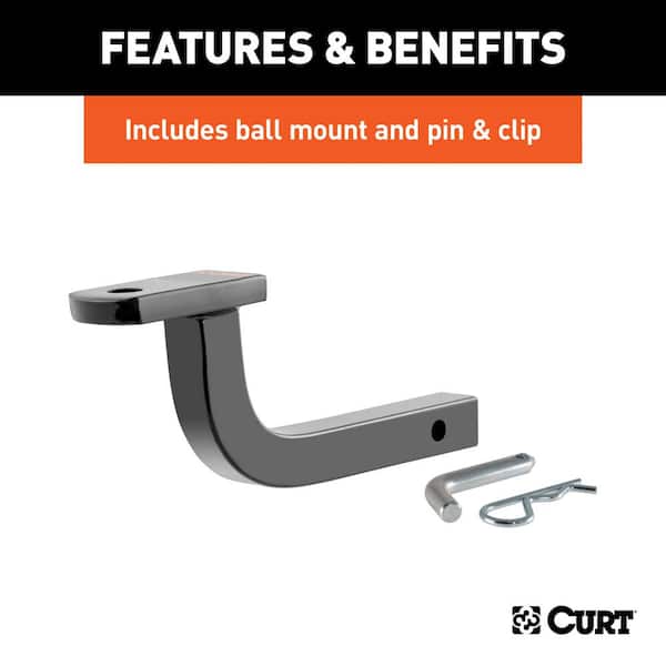 CURT Class 1 Trailer Hitch, 1-1/4 in. Ball Mount, Select Mini Cooper Countryman