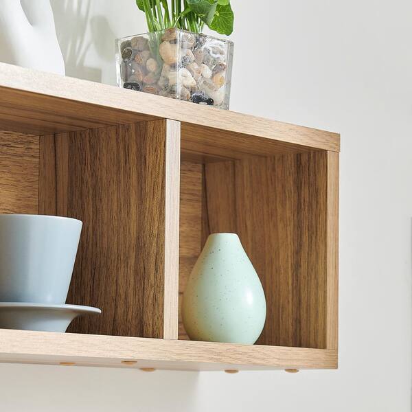 Clothespin Wooden Wall Shelf Set