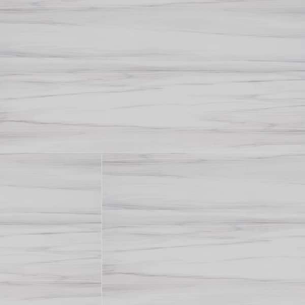 Ader Pamplona 24 in. x 48 in. Matte Porcelain Marble Look Floor and Wall Tile (16 sq. ft./case)