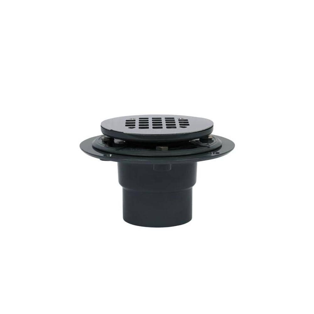 Oatey 82159 4 ABS Hub Base General Purpose Drain w/ 6 NI Grate Strainer Material Nickel Oatey 82159 4 ABS Hub Base General Purpose Drain w/ 6 NI Grate Strainer Material Nickel