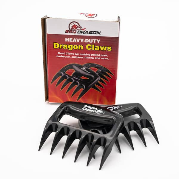 Charcoal Companion Slash & Serve BBQ Meat Pulled Pork Shredder Claws / Set of Two Barbecue Tools, Size: One Size