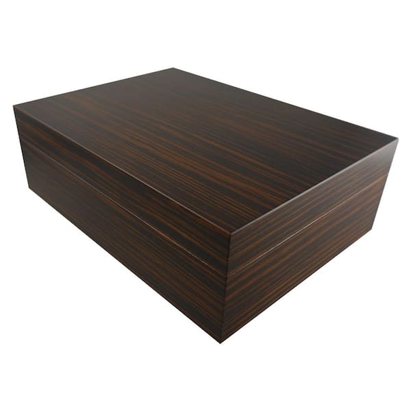 Visol Como Ebony Vineer Desktop Humidor - Up to 50 Cigars