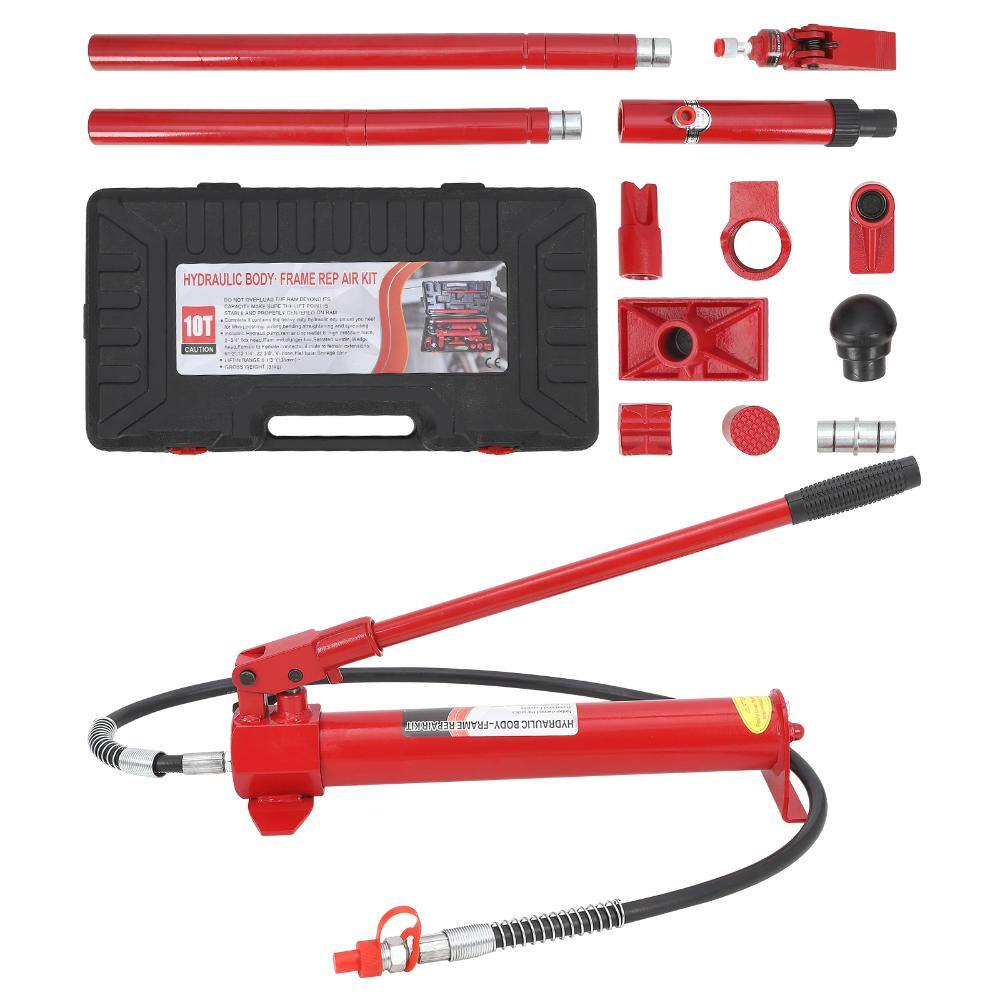 4 Ton Portable Hydraulic Porta Power Kit, 8800 lbs, 4.7 ft Hose, Frame Repair, Blow-Molded Case price history on PriceWatchPro