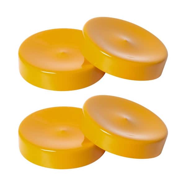 6 in. ID Dust Collection End Cap for 6 in. OD Pipes for Woodworking Dust Systems (4-Pack)